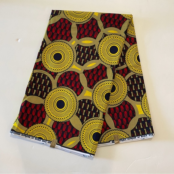African Print Ankara Multicolor Cotton Fabric - Picture 1 of 1